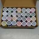 56 Spools Sewing Thread Kit for Hand Sewing and Machine Sewing Use, Colorful Polyester Thread Set 100 Yards Per Spool, 5600 Yards Total