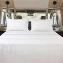 Ready To Rest 4 Piece Olympic Queen Sheet Set - White, Fits 66x80 Mattresses with 15 Inch Deep Pockets, Easy Care Microfiber Fabric, Ideal for Home, RV Bunks, Guest Beds & Travel Trailers