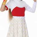 Zombies Costume for Girls Nova Costume,Cheerleader Dress for Character Halloween Cosplay (9-10 Years)