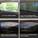 Car Rear Side Window Shades,2 Pack Breathable Mesh Car Window Screens Sun Shades Covers for Camping,Fit for 96% of Cars, Block Sun Glare,UV Protection,Privacy Protection, M