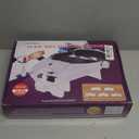 Headband Magnifying Glass with Light, Rechargeable Head Magnifying Glasses 1X to 14X, Magnifier Headset with 6 Detachable Lens, Hands Free Head Mount Magnifier for Close Work Jewelry Crafts