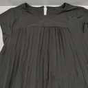 KEOMUD Women Summer Pleated Maxi Dress Casual Short Sleeve Crewneck Flowy Swing Long Dress with Pockets Black, Small