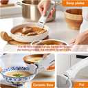 Deteachable Pan Grpper Handle - Detachable Removable pan Handle, Replacement Pan Gripper, Suitable for All Cookware (Grey)