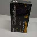 TitanFlex Heavy Duty Black Industrial Nitrile Gloves with Raised Diamond Texture, Latex Free (6mil/8mil)
