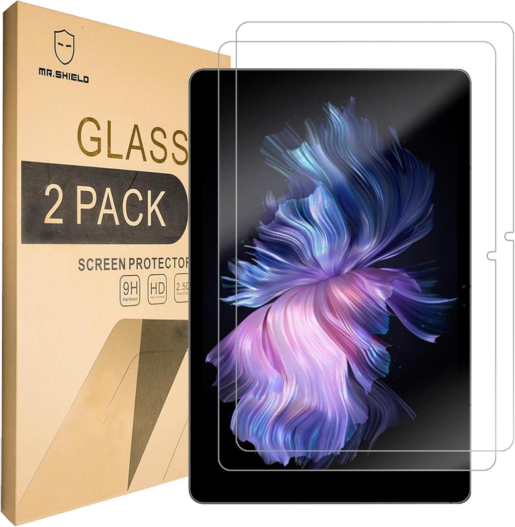 Mr.Shield Screen Protector compatible with Doogee T30 Max,12.4 Inch [Tempered Glass] [2-PACK] [Japan Glass with 9H Hardness]