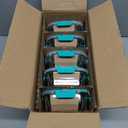 KOMUEE 10 Pack Glass Food Storage Containers, Meal Prep Containers with Lids, Airtight Glass Lunch Boxes, Freezer, Oven, and Microwave Safe, Green