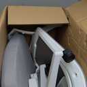 GTPLAYER Ergonomic Office Chair with Flip-up Armrests Executive Computer Chair for Home Office, Breathable Mesh & Comfy Lumbar Support, Wide Seat Gray