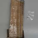 LazBlinds No Tools No Drill Cordless Bamboo Roman Shades, Light Filtering Window Treatment, Roll Up Bamboo Blinds for Windows 25'' W x 64'' H, Brown