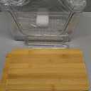 Delamu 2 Set Pantry organizers and Storage, kitchen organizers and storage with Bamboo Top, Stackable Kitchen Pantry bin for Onion,Potato,Fruits,Produce,Vegetable