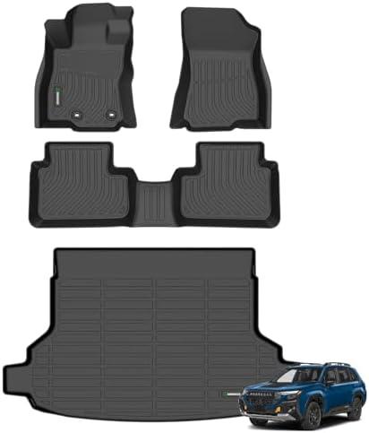ANBINGO Floor Mats & Cargo Liner for Subaru Forester 2025 2026 | (Not Fit Hybrid & 2025 Wilderness), All Weather TPE Custom Fit Floor Liners &Trunk Mat for Forester Gas 2025 2026