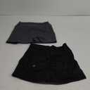 2 Pack Women Scrunch Butt Workout Shorts with Pockets V Waist Athletic Gym Biker Shorts for Women Yoga Booty Bottoms (Medium, Black Gray)