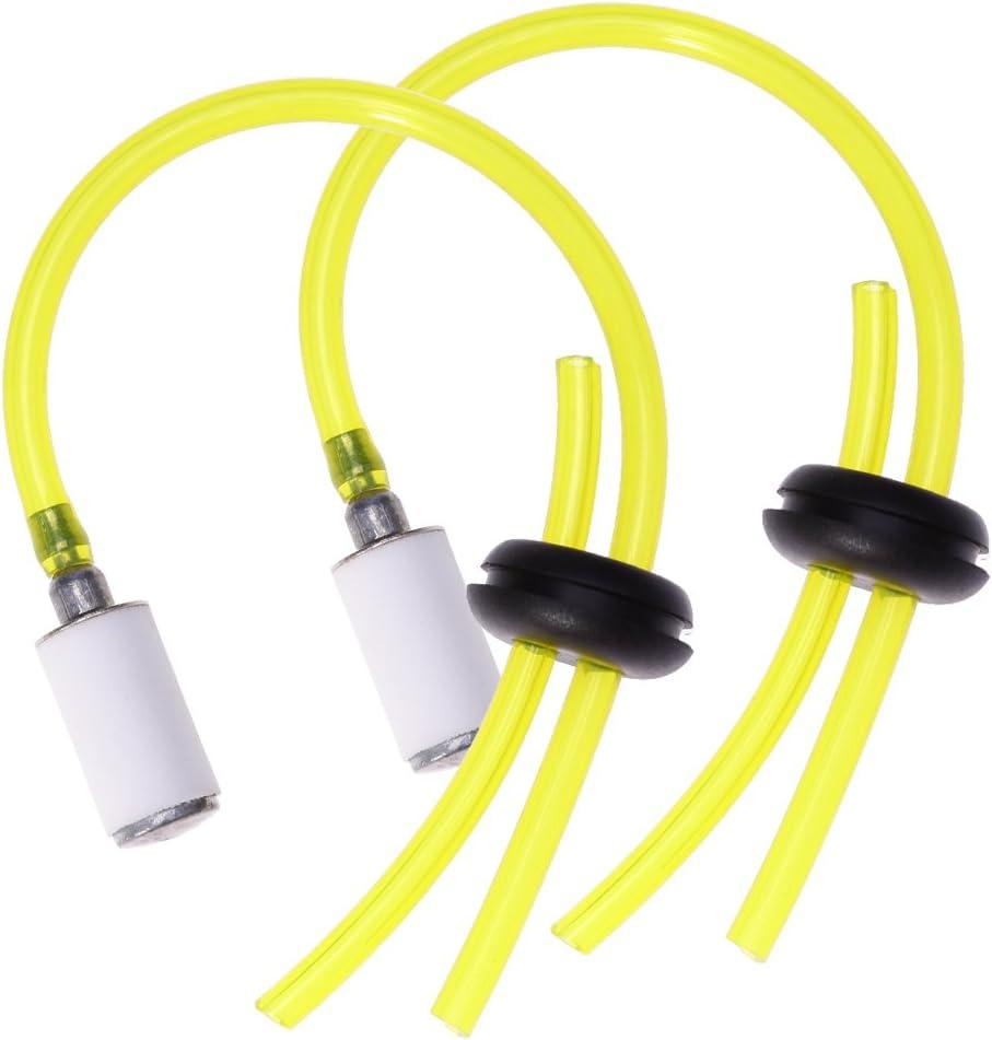 Fuel Line Two Hole Grommet Assembly 3004105 Replacement for Earthquake Auger MC43 E43 Replace# 30047 300494 (Pack of 2)