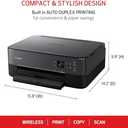 Canon PIXMA TS6420a All-in-One Wireless Inkjet Printer [Print, Copy, Scan], Works with Alexa
