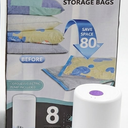 For Home and Travel Vacuum Bags for Travel 8 Pack Vacuum