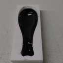 Ceramic Spoon Rest for Stove Top,Large 8.7 Inch Spoon Holder for Kitchen Counter,Porcelain Utensil Rest for Thankgiving and Christmas Gift,Dishwasher Safe and Heat-Resistant,Black(1 PC)