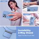 Designed for iPhone 12 Pro Max Case with Magnetic Invisible Stand Compatible with Mag-Safe Military Drop Tested Shockproof Silicone iPhone 12 Pro Max Phone Cases for Women Men, Blue