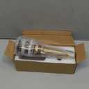 Pop Up Drain Stopper with Overflow, Beelee Bathroom Vanity Vessel Sink Drain, Antique Brass Finish