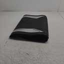 PIC AUTO Rubber Floor Mats, Silver Aluminum Film with Colorful Piping Floor Mats for Cars, Car Mats with Non-Slip Backing, All-Weather Protection, Trim-to-Fit Liner for Cars, SUVs, Trucks, Vehicles