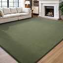 Large 6x9 Area Rugs for Bedroom Living Room, Soft Low-Pile Modern Dorm Rug | Indoor Thickened Memory Foam Non-Slip Washable Carpets for Kids Boys Girls Playroom Dining Room Home Decor, Sage Green