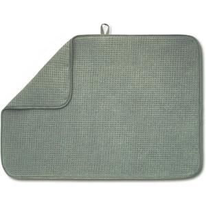 Bellemain XXL Dish Mat 24" x 17" ( LARGEST MAT ) Microfiber Dish Drying Mat , Super absorbent ( Green )