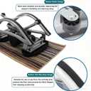 WIKONALK Portable Rock Stepper Home Workout Machine-Low-Impact Lateral Steppers, Lateral Rocking Fitness Stepper for Leg Core Glute Training, Abs Compact Side-to-Side Steppers for Gym Home, Unisex