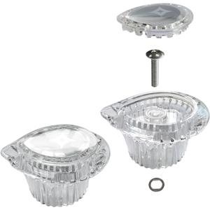 Grandiance 2-Piece Replacement Faucet Kit Compatible with Moen 100710 Posi Temp One Handle Tub and Shower Knob Kit