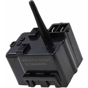 Lifetime WR07X10097 Refrigerator Compressor Relay Overload Starter by Seentech, Compatible with GE Refrigerators  Replaces: 1265640 AP4300623 PS1766101