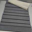 Large Stone Dish Drying Mat for Kitchen Counter, Ecofriendly, Instant Drying Pad,Diatomaceous Earth Water Absorbing Mat, Foldable and Super Absorbent Dish Drying Stone Mat, 24"×16", Dark Gray