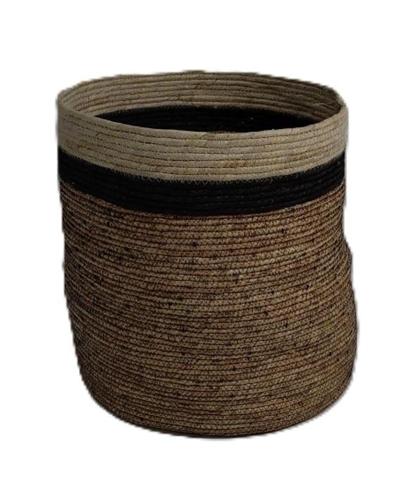 Handmade Natural Jute Basket Planter, 1 Pack