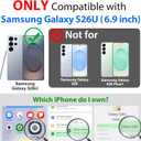 SPORTLINK for Samsung Galaxy S26 Ultra Case, IP68 Waterproof Dustproof Military 360 Full Body Heavy Duty Shockproof Protective with Camera Screen Protector S 26 Phone Front Back Cover 6.9" Green