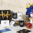 Patelai 24 Pcs 2026 Graduation Gift Set for Men Women 12oz Stainless Steel Tumbler Mug Cups with Lid and Straw Pens and Card Set with Gift Bags for High School College Male Graduates