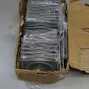 25 Pack 4 Inch Lazy Susan Hardware Kit, Zinc-Plated Swivel Plate, Square Rotating Bearing Turntable for Serving Trays, Kitchen Storage Racks, Craft Project