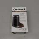 Cuisinart DCG-20BKN Coffee Grinder, On/Off Switch With Safety Interlock, Stainless Steel Blades and Easy-to-Clean Bowl with Lid, 2.5oz/70g Capacity  Enough for 12 Cups, Black