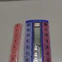 Digital Pill Box with Alarms – Pill Organizer with Flashing Lights & Beeping Reminders – Monthly Pill Dispenser for Seniors, Dementia, Alzheimer’s, Medication & Vitamin Management