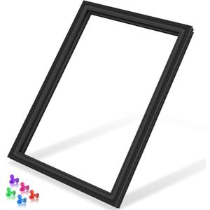Upgraded WR14X27236 Refrigerator Door Gasket Compatible with GE Refrigerator Door Seal WR14X21221 WR14X21234 Fridge Seal Replacement GTE16DTHCRBB GTS16GSHCRSS Door Gasket Fridge Door Seal Black