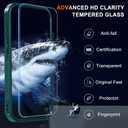 RMOCR Case for iPhone 17 Phone Cover with Screen Protector,Military Grade Heavy Duty Shockproof PhoneCase with Wrist Lanyard Strap,2025 Dark Green