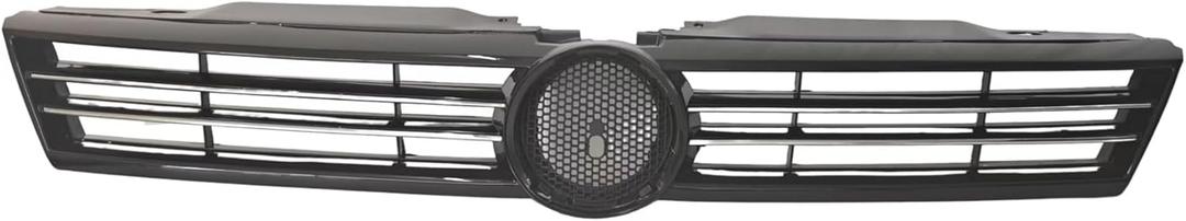 Grille Assembly Compatible with Volkswagen Jetta 2011-2014 with Bright Insert VW1200151 Grille TT3661380C0 VG07101GA