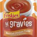 Purina Friskies Lil' Gravies Roasted Chicken Flavor Cat Food Lickable Cat Treats - (Pack of 16) 1.55 oz. Pouches (EXP 11/30/26)