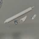 Door Closer Storm Door Handle Replacement, Adjustable Closing Buffer Speed, 2 Pcs White Screen Door Handle for Magnetic Closure, Lock, Handle and Hinge Adjustment Tool for Home (White)