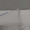 4 Pack Clear Acrylic Single Pocket, Plastic Hanging Wall Mount File Holder for Office Home, Clear