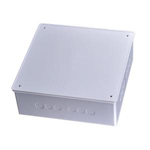 12" x 12" x 4" PVC Plastic Junction Box with Pre Molded 3/4" & 1" Punch in Holes Waterproof Electrical Boxes Project Junction Conduit Box for Electrical Outdoor Enclosure