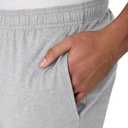 Hanes Men's Cotton Jersey Jogger, Knit Sweatpants with Pockets, Jogger, Cinched Cuff and Straight Leg, Large