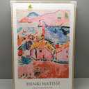 Framed Matisse Wall Art, 3 Piece Large Canvas Abstract Art Prints for Living Room, Henri Matisse Famous Landscape Painting Picture - Total Size 30x60, 20"W x 30" H x 3Pcs