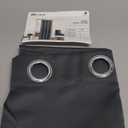 Punch Free Grommet Blackout Curtains Durable Heat Insulation Room Darkening for Bedroom Living Room, Excellent Blackout Ability - 34Wx80L