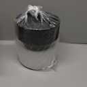 Nitial 50 Pack 36 oz Round Meal Prep Containers with Lids and Extra Long Forks, Disposable Plastic Bowls with Clear Lids for Noodles and Salad, Take out Bowl, Microwave Safe (Black)