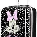 Disney Kids Suitcase with Wheels - 19, 4 Wheels Hard Shell Luggage Case