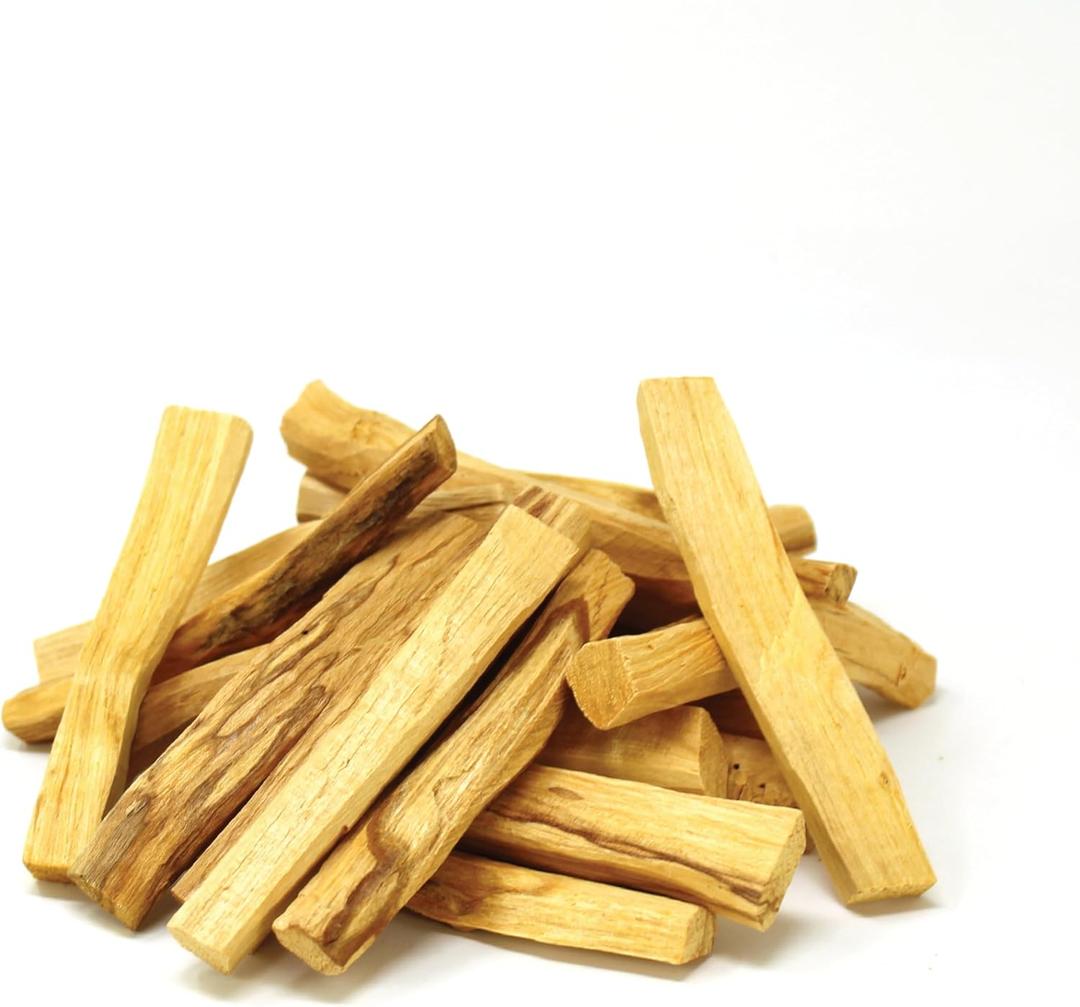 NIRDOSH - Palo Santo Sticks Bulk PALITO from Ecuador - 25 Natural Incense Smudge Sticks 3.94 in - Natural Palo Santo Wood for Yoga and Meditation - Original Bursera Graveolens