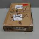 TEAMIX 42 inch Large Dual Monitor Riser, Extra Long Monitor Stand Riser for 2 Monitors, Wood & Steel Desktop Riser Desk Organization Home Office (Black+Brown, 42 inch)