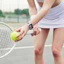 Sport Silicone Bands and Case with Screen Protector Compatible with Apple Watch Band 44mm/45mm/46mm/42mm/41mm/40mm for Men, Breathable Strap and Cover Combo for iWatch Series 11/10/9/8/7/6/5/4/SE (White Black)