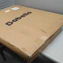 BABELIO 36 Inch Extra Tall Baby Gate with Cat Door, 29-40" Metal Dog Gate, Cat Gate for Stairs, Doorways, Auto Close Safety Gate with Pet Door, Easy Walk Thru, White